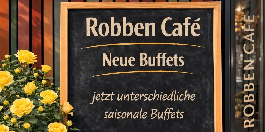 Bild zu den neuen Buffets im Robbencafe
